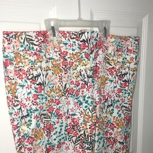 Women’s Floral Stretch Straight leg pants